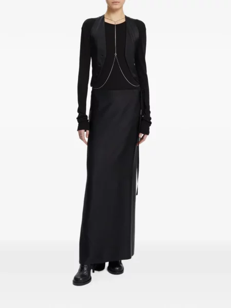 Fusta maxi Ann Demeulemeester negru