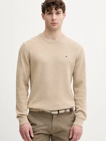 Tommy Hilfiger sweter beżowy