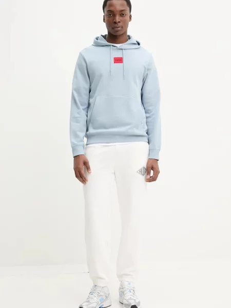 Спортивні штани HUGO однотонні білий