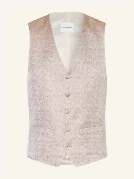 Roy Robson Vesta Ke Saku Slim Fit light brown hnědá