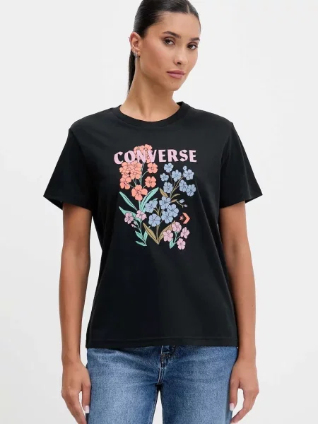 Kratka majica Converse črna