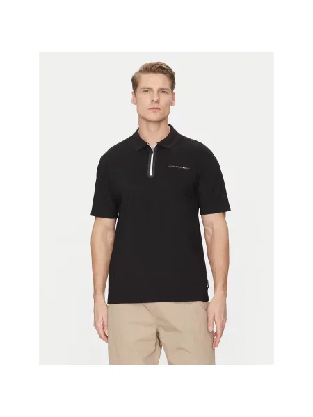 Jack&Jones Polo Fusion Regular Fit crna