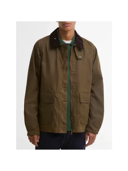 Barbour krótka kurtka brązowa