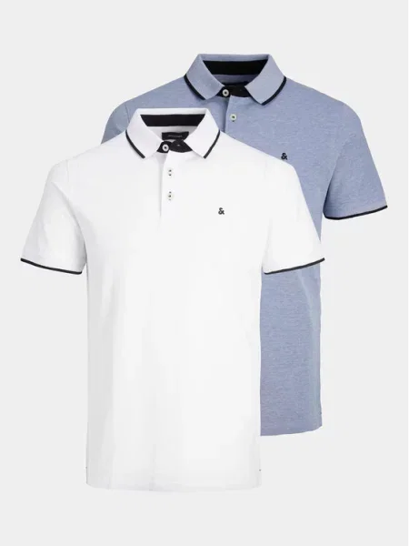 Jack&Jones Set 2 polo majice Paulos Šarena
