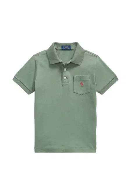 Koszulka polo dziecięca Polo Ralph Lauren zielona