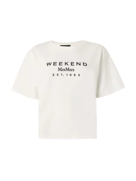 Weekend MaxMara Tricou WKDSABATO | Relaxed fit alb