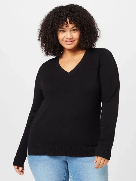 Vila Curve Pulover negru