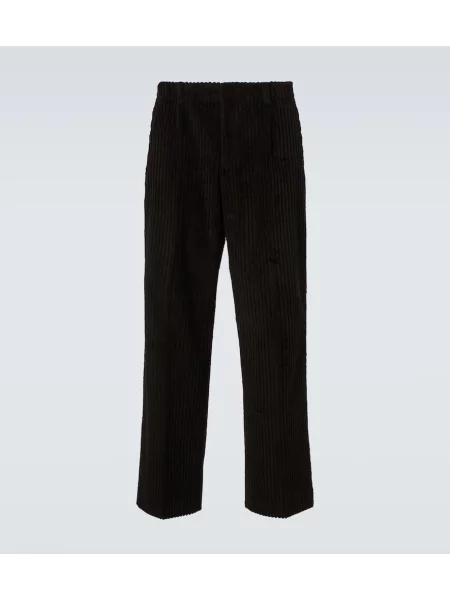 Pantaloni chino Our Legacy de catifea cord maro