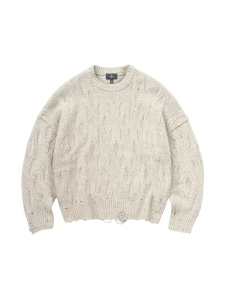 Sweter Represent wełniany beżowy