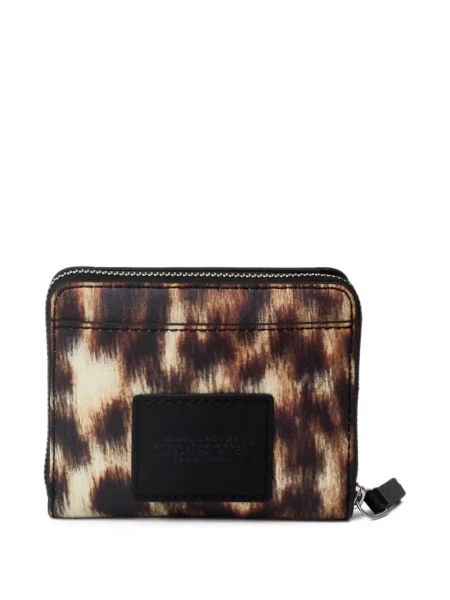 Portofel Marc Jacobs cu imagine cu model leopard maro