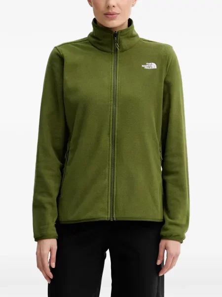 Geacă The North Face cu imagine verde