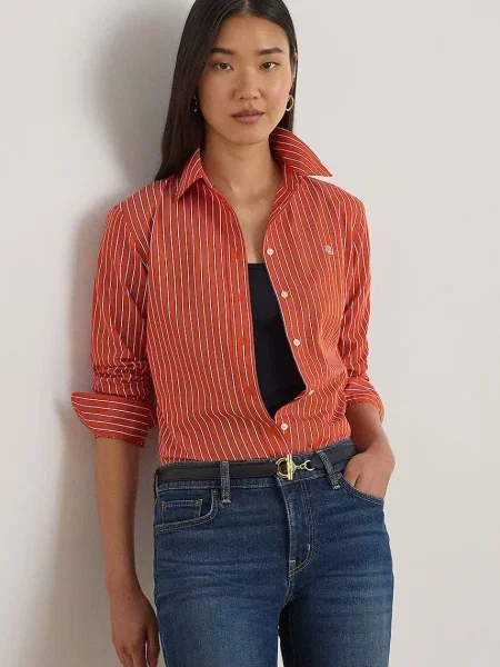 Srajca Lauren Ralph Lauren oranžna