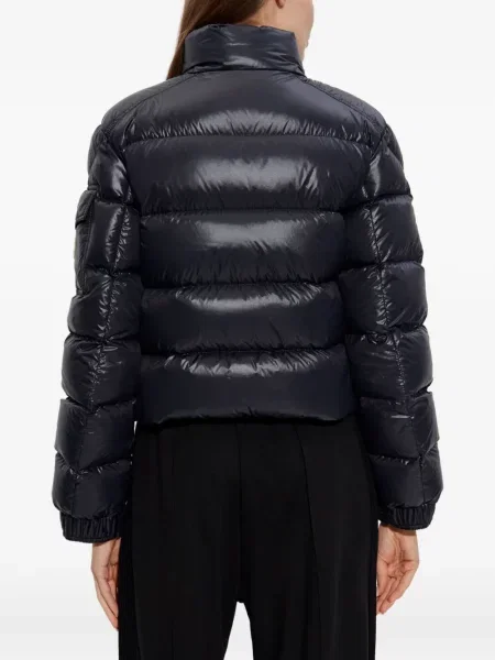Пухено яке Moncler черно