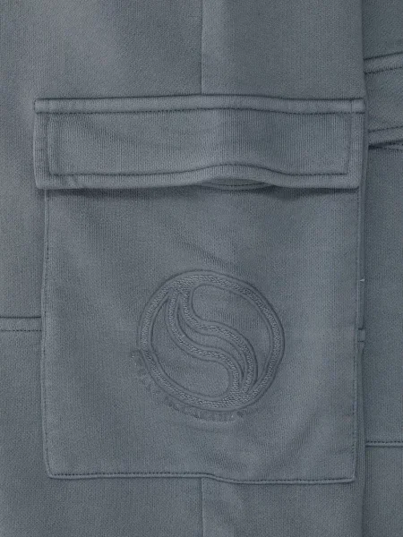 Spodnie cargo dziecięce Stella Mccartney niebieskie