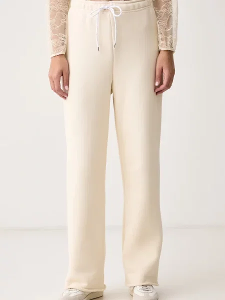 Haveone pantaloni de trening pentru femei din bej