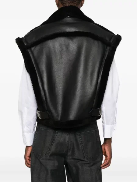 Geanta de piele Feng Chen Wang negru