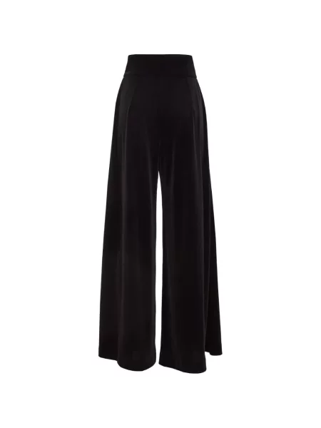 Pantaloni palazzo Loretta Caponi negru
