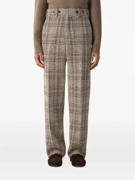 Pantaloni Zegna de lână bej