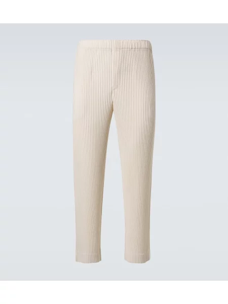 Smoking Homme Plissé Issey Miyake béžový