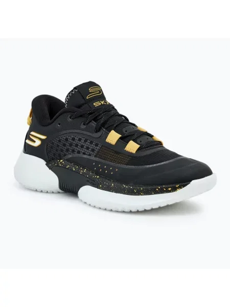 Férfi kosárlabda cipő SKECHERS SKX Resagrip black/gold SKX Resagrip BKGD fekete