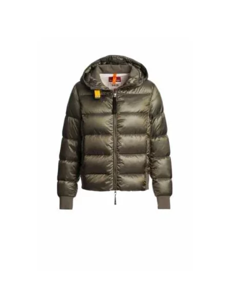 Krótka kurtka Parajumpers z kapturem szara