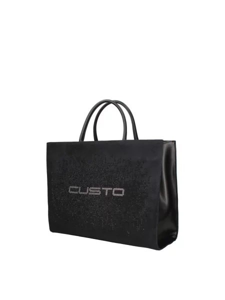 Shopperka Custo Barcelona skórzana czarna