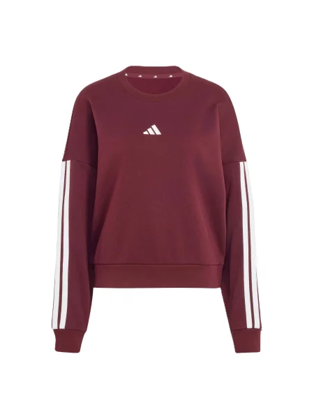 ADIDAS SPORTSWEAR Hanorac sport roșu vin alb