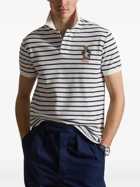 Gulerat șosete Polo Ralph Lauren de lână cu dungi negru