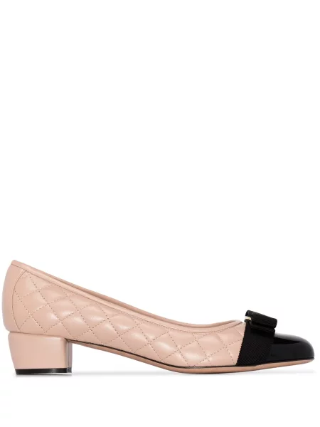 Pantofi cu toc Ferragamo din piele