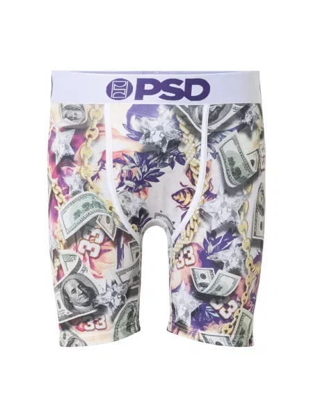 PSD Boxerky AJ antracitová / fialkově modrá bílá
