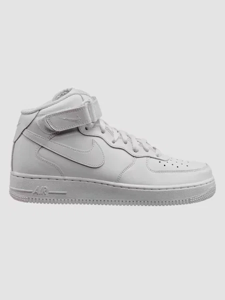 Кожаные кроссовки Nike Air Force 1 белые