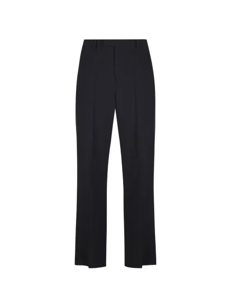 Pantaloni Valentino Garavani de lână albastru