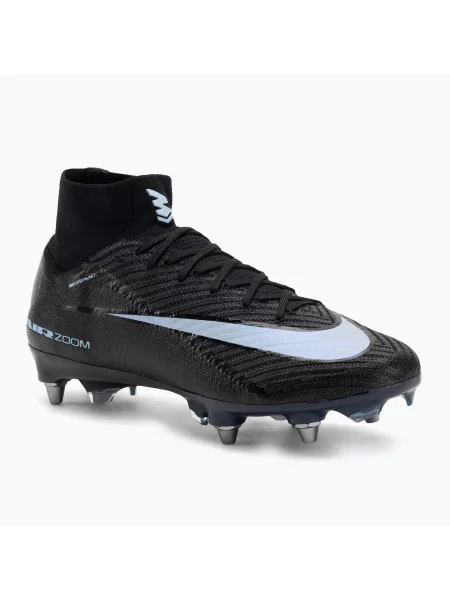 Încălțăminte de fotbal pentru bărbați Nike Mercurial Superfly 10 Elite SG-Pro black/ice blue negru