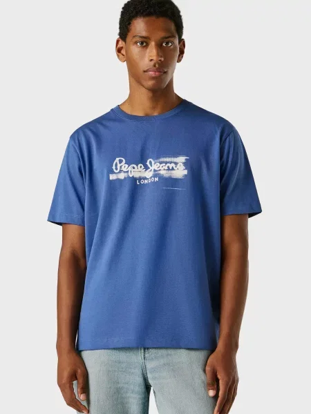 Футболка Pepe Jeans синя