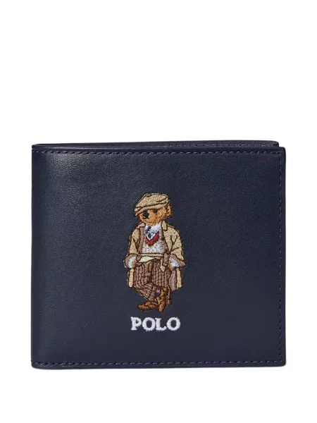 Kratak samt polo majica Polo Ralph Lauren s vezom crna