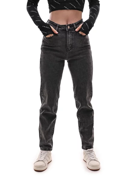 Завужені джинси RELUCKY бавовна/поліестер сірий
