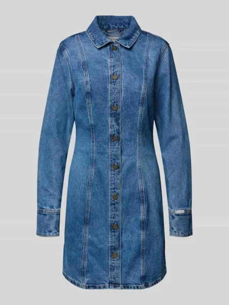 Sukienka jeansowa z listwą guzikową Guess Jeans
