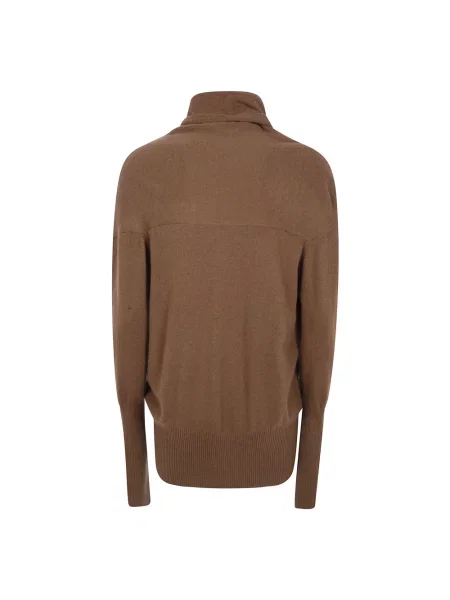 Sweter 7 For All Mankind wełniany brązowy