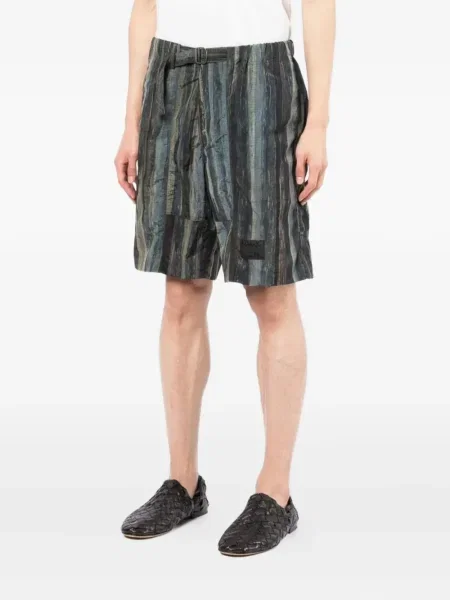 Pantaloni scurți Paul Smith cu dungi albastru