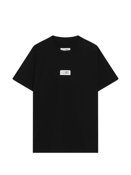 Tricou Mm6 Maison Margiela cu autograf negru