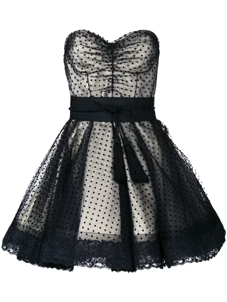 Rochie de cocktail Marc Jacobs cu buline negru