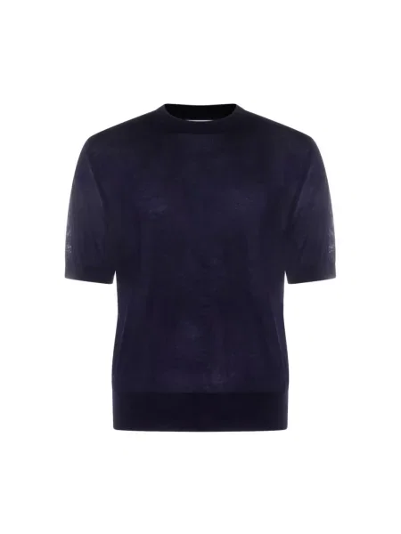 Dzianinowy sweter Seven Gauge niebieski