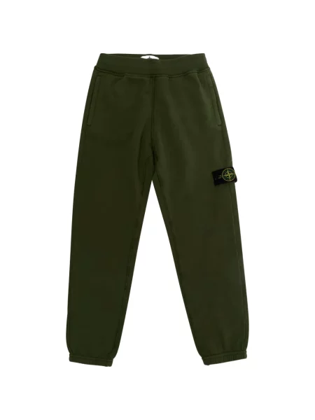 Spodnie dziecięce Stone Island zielone