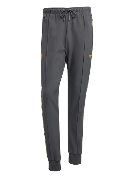Pantaloni Adidas cu autograf alb