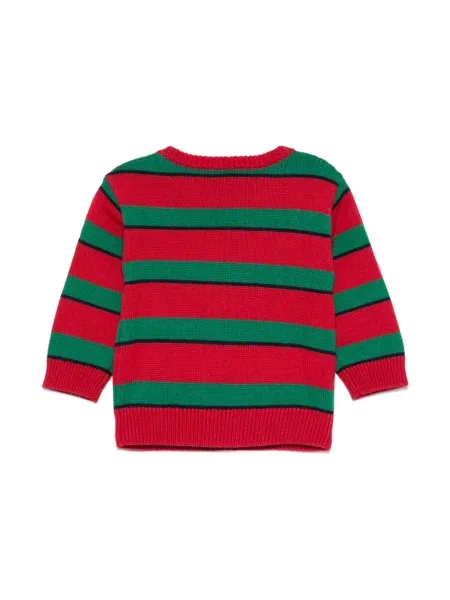 Sweter dziecięcy Moschino czerwony