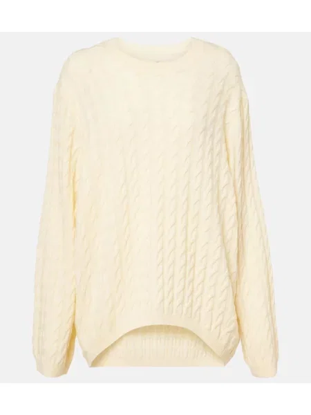 Volneni pulover Jardin Des Orangers rumena