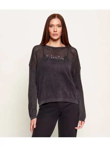 Liu Jo Sport Pulover | Relaxed fit gri