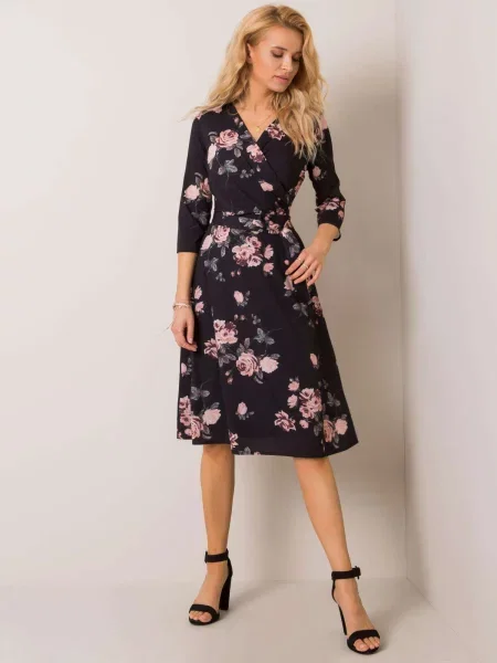 Rochie midi Lakerta negru