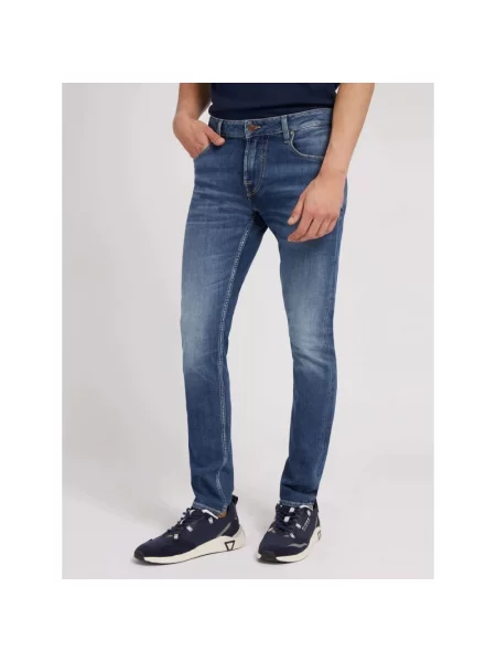 Jeansy Guess casual niebieskie