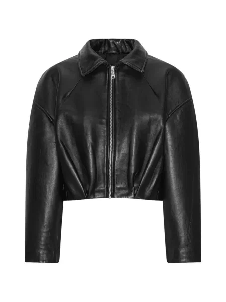 Gulerat geanta de piele Rotate Birger Christensen negru